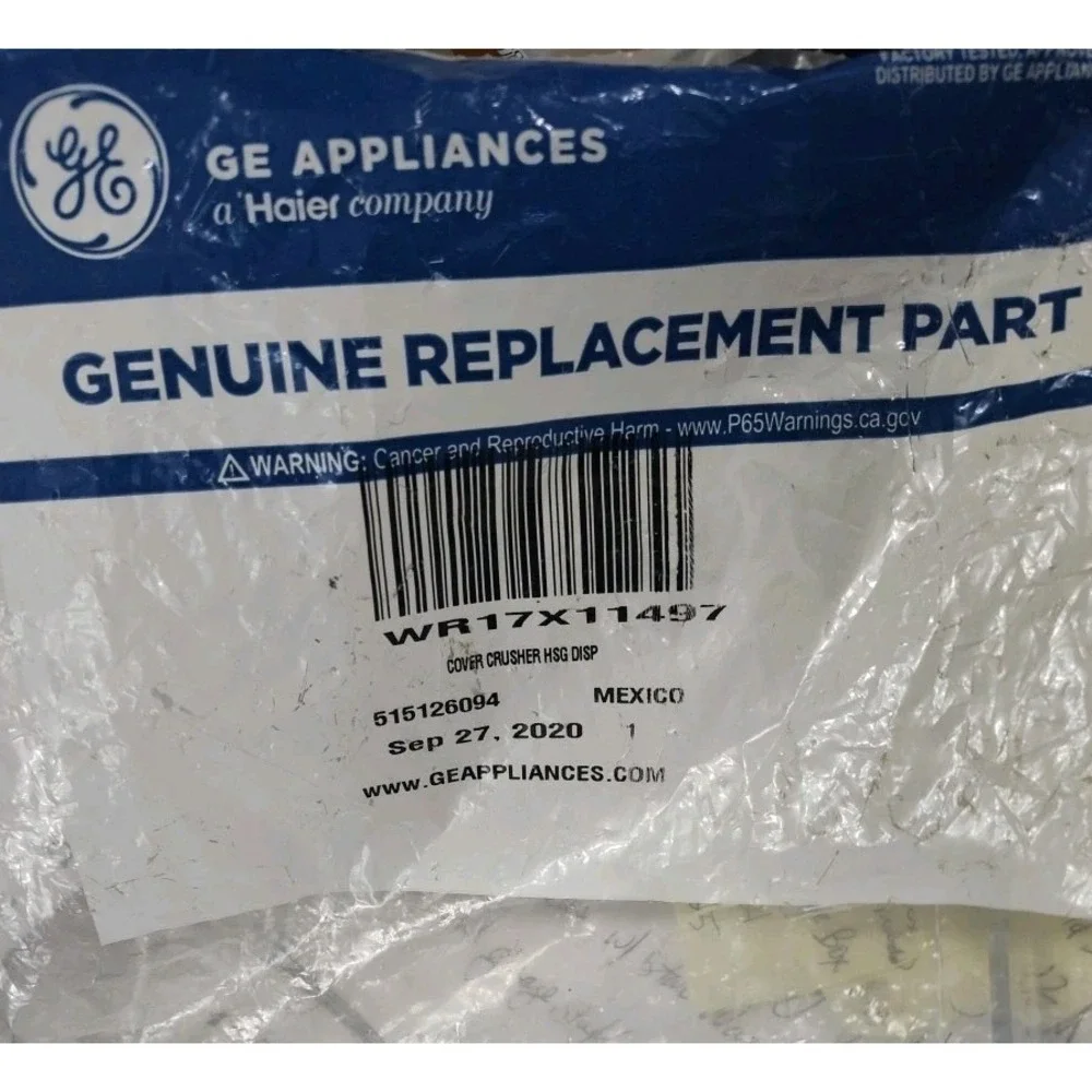 Ice Dispenser Crusher Cover GE WR17X11497 Brand‎ NEW B29.0DB-3579
